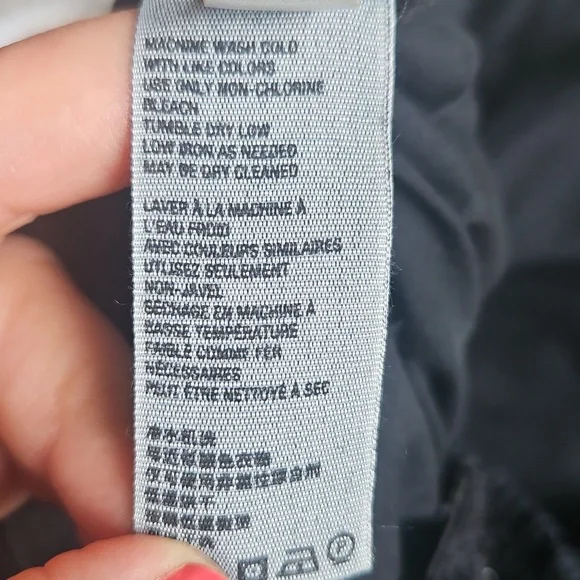 Free People Cotton Blend Pleated Wide-Leg Trousers in Black Size S - Picture 13 of 13